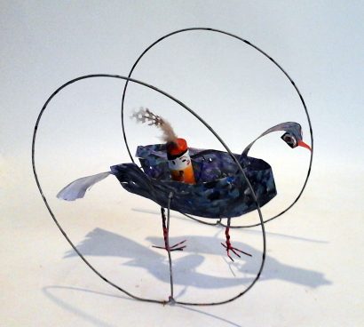 Tom pouce dans son pigeon. 2016 - Roland Roure - FLAIR Galerie
