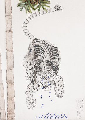 les larmes d'un tigre indien. 2017 - Pierre Desfons - FLAIR Galerie
